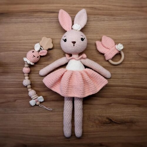 crochet bunny set