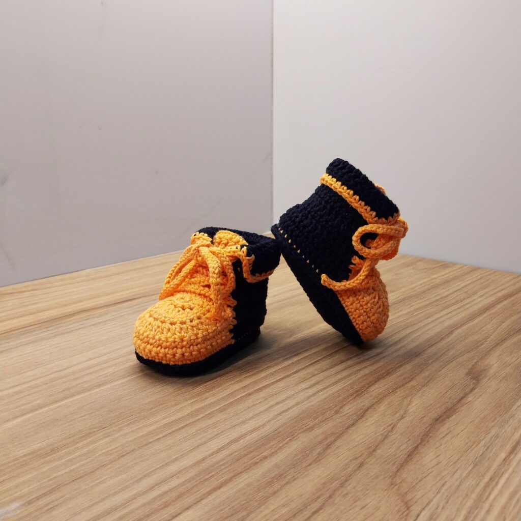 crochet booties Halloween