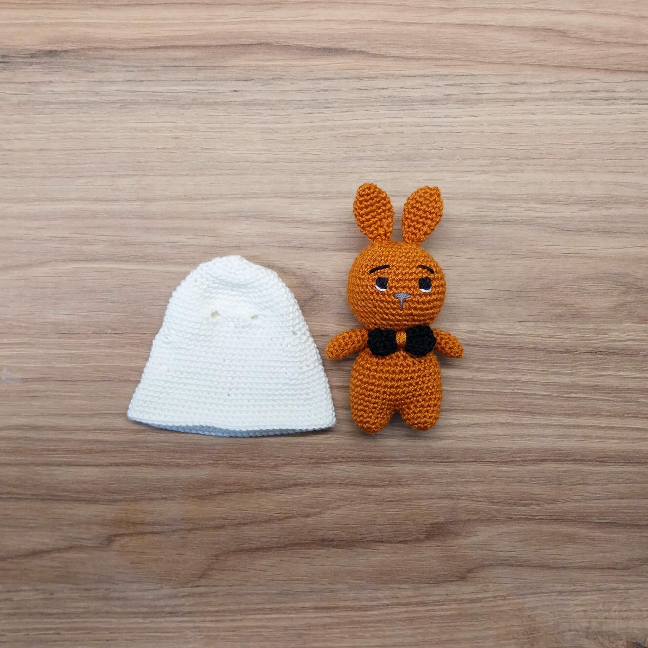 crochet bunny-ghost