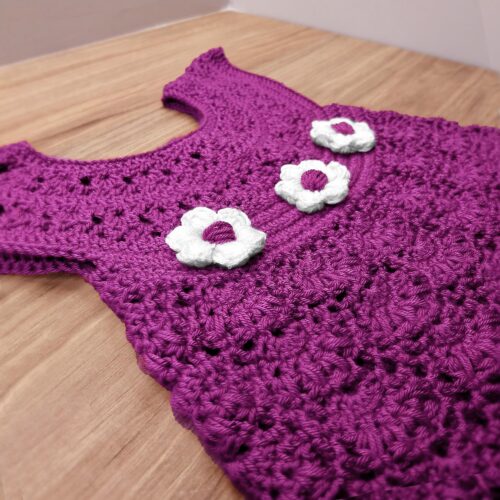purple summer dress