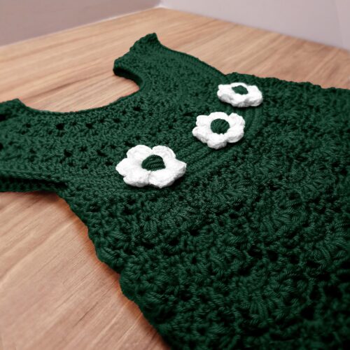 dark green summer dress