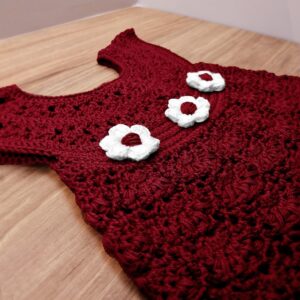Dark red Summer Φόρεμα
