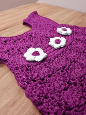 purple summer dress