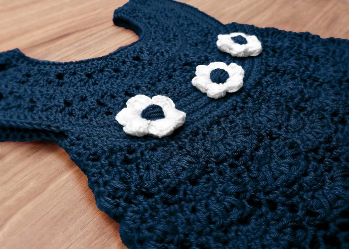dark blue summer dress