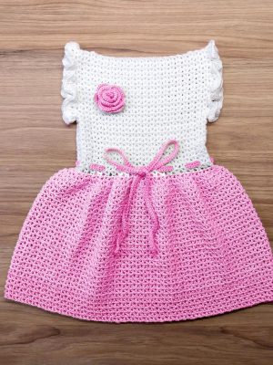 pink flower φόρεμα